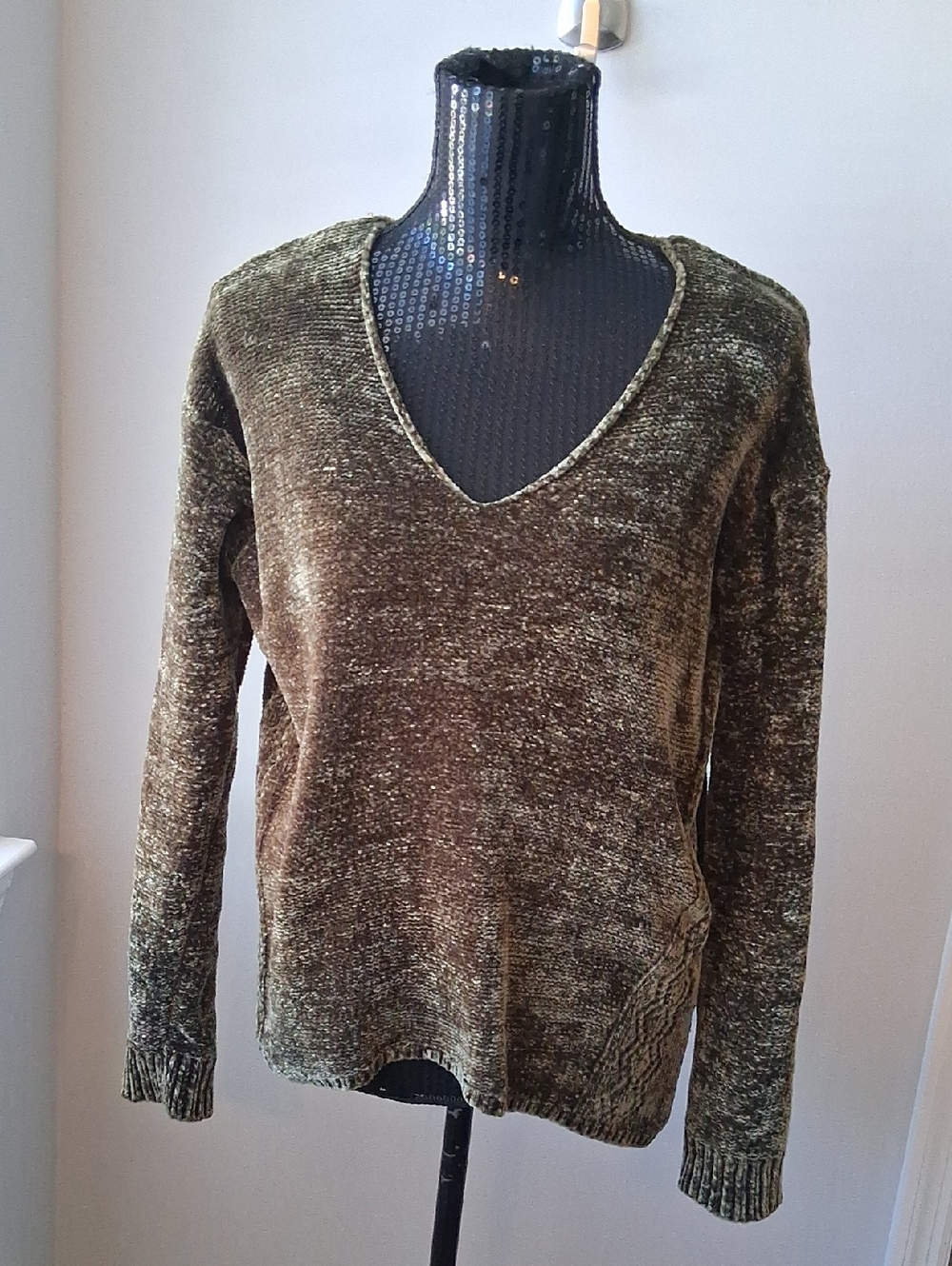 Poof Apparel V-neck Sweater